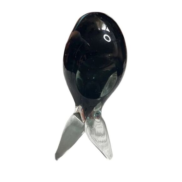 Seal W/Ball Heavy Hand Made Glass Heavy Duty Ocean Paperweight Gift Office Work - Picture 13 of 15